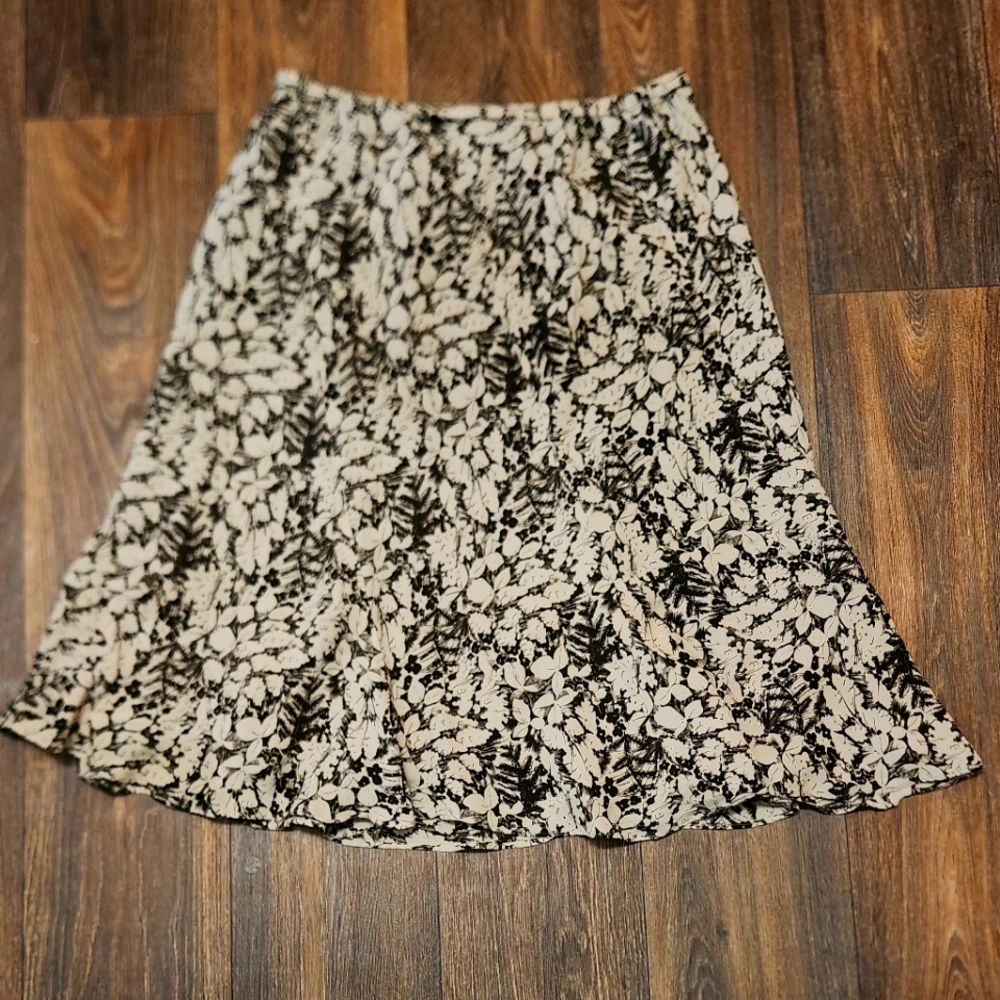 Jones NY Brown and Taupe Skirt